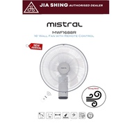 Mistral 16" Wall Fan with Remote Control MWF1688R
