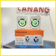 ◇ ❂ ♂ ESGAMING RGB WHITE SPEAKER