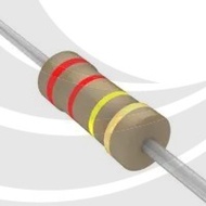 Jinggang Electronic Carbon Film Resistor 1/4W 220K ±5%