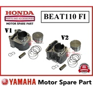 HONDA BEAT FI V2 CYLINDER BLOCK SET 0 COMP KIT COMPLETE BLOK STANDARD STD PISTON PIN CLIP BEAT110FI 
