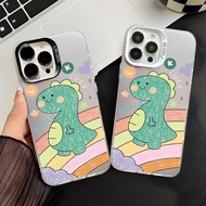 Softcase IMD "Luck Dino" Premium Series for REALME 5, 5i, C3, C12, C15, C25, C25s, C17, Realme 7i, R