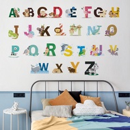 ABC wall Stickers Colorful Alphabet wall Stickers Learning ABC Wall Decals Alphabet Educational Wall