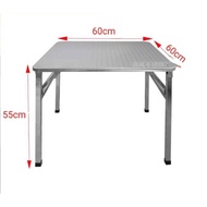 60cm x60cm Stainless Steel Table Square Table Meja60x60cm方形桌子