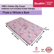 Baby Playpen Mattress Cotton Zip Cover  (71cm x 101cm x 5cm)(Cadar Bayi(Zip))(HA438/HA455/HA451/HA45