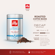 illy Whole Bean Decaffeinated Coffee 250g - Classico (Medium Roast)