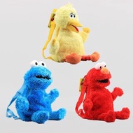 芝麻街 背包 背囊 雙肩包 收納袋 雜物袋 旅行袋 sesame street elmo cookie monster 擺設 擺件 裝飾 公仔 禮物 送禮 生日禮物 聖誕禮物 新年禮物 情人節