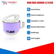 (Gemei) 1.2 Liter Mini Rice Cooker Multipurpose Electric Pot Can Cooker Rice And Cook 600w Noodles