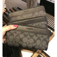 （现货） ♞,♘,♙COACH 74597 75000 74599 Men's Growth Clip Zipper Wallet Multi-Card Change Wallet Wallet Clutch Clutch