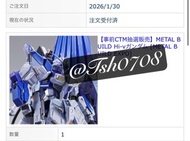 日魂CTM限定 高達 METAL BUILD Hi-vガンダム Hi-nu Gundam [METAL BUILD EXPO]