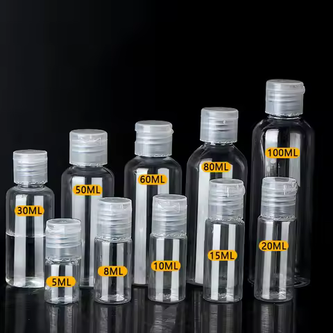Bottle 5ml-120ml Empty Wholesale 5ml-120ml Refillable Transparent Empty Bottle Plastic Portable Bott