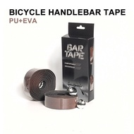 Road Bike Breath Handlebar Tape Bicycle Pu+EVA Soft Comfotable Handlebar Tape With Bar Plug Bike Parts