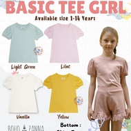 Bohopanna Basic Tee 114 Year Old Girls' Puffy T-Shirt Part 2 CBKS