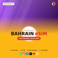 Bahrain eSIM 10GB-20GB & Unlimited Data | Instant QR | High Speed Internet | REDXTRAVEL.MY