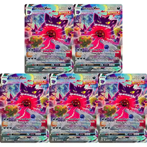 PTCG Collection Cards Gengar271-264 DIY PTCG Game Cards Shining Creativity Rare Holographic Cards Gi