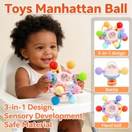 Mainan Baby 6 Month Toys Rattle Toys Baby Teether Toys Baby 1 Tahun Manhattan Toys Round Ball