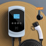 32A 7.6KW Electric Vehicle Car Charger EVSE Wallbox 11KW 22KW 3Phase Type2 Cable IEC62196-2 Socket A