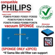 Philips Replacement Vacuum Cleaner Filter Sponge For FC8010 FC9351 FC9331 FC9332 FC9570 FC9515 FC951