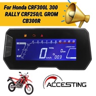 2025 Đồng hồ đo tốc độ kỹ thuật số mới cho Honda crf300l crf300 Rally crf250/L rpm Led Xe Máy điều c