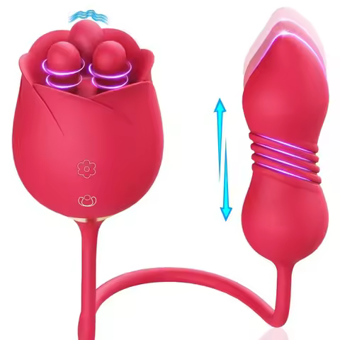 3 In1 Nipple G-spot Stimulator Fun Telescopic Body Tongue Licking Vibrator Sucking Vibrator For Wome