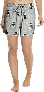 Pet Lover Pajama Shorts for Women -Causal Lounge Shorts with side Pockets and Drawstring - Women's s