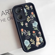Case For VIVO Y03 Y03T Y18 Y18i Y18e Y18t Y18s Y28e 5G Cute Flower
