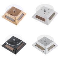 PETSOLA Deluxe Jewelry Watch Phone Rotating Display Stand Turntable, Solar Powered,