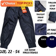 PT Plain Track Pants / Tracksuit Bottoms Unisex Bawah Getah | School & Sports | Kids to Plus Size (S