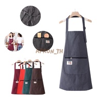 ️[100]️Cotton Apron Zipper Bag For Kitchen The Neck Strap Can Be Adjusted. Cotton Fabric Good Ventil