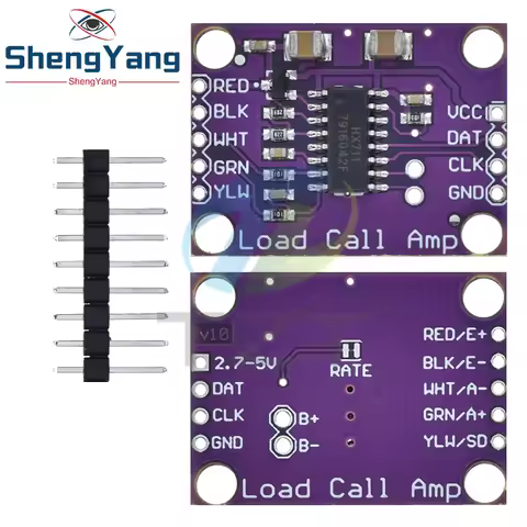 HX711 Weighing Sensors Module 24-bit A/D Conversion Adapter Load Cell Amplifier Board Weight Module