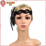 SUCHENMY Hair Accessories Vintage 1920s Unisex Halloween Party