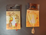 全新 東京 迪士尼樂園 Tokyo Disneyland 美女與野獸 Beauty and the Beast Belle 貝兒 耳環 項鍊 頸鏈 套裝