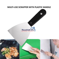 Scrapper With Plastic Handle/Burger Turner/Pisau Putar Pengikis /Remove painting Coat Scrapper Cemen