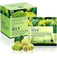 100% Original BSY Noni Black Hair Magic Hair Color Shampoo – 12ml Sachets (Pack of 24)