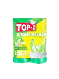 TOP-Z博仕牌垃圾袋45W x 57Hcm 15L (30個孖裝) - 蘋果味
