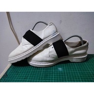Dr martens 1461 elt mono white 3 hole shoes Leather casual shoes