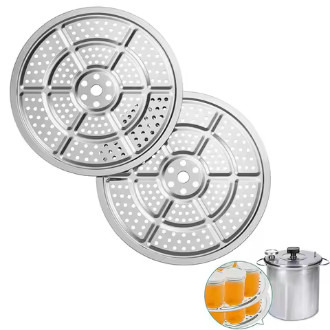 2Pcs Pressure Canner Racks Stainless Steel Cooker Canning Racks For Pressure Canner Compatible with 