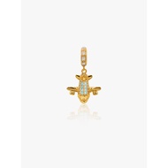 916 Gold Plane Charm