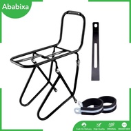 [Ababixa] Steel Luggage Rack with More Than 33 Lbs Equipment Rack Front Bike Rack for Shopping Mountain Bike Bike Bike