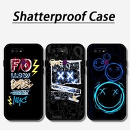 Personality Casing OPPO F3 F5 F7 F9 Phone Case Kaws Gloomy Bear New Design Cartoon Black Soft Cover