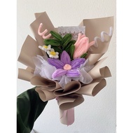 simplylushgifts | Fuzzy flower bouquet Sweet Lilac Series