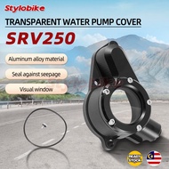 QJMOTOR SRV250 SRV 250 300 Transparent Waterpump Cover CNC Alloy Water Pump QJMOTOR SRV300 QJ MOTO S