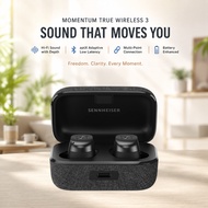 Sennheiser MOMENTUM True Wireless 3 Graphite Earbuds aptX Adaptive Low Latency Multipoint
