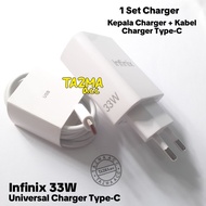 Charger Type-C 33W Infinix All Type Casan Infinix Type-C
