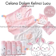 KATUN MEGHANA Women's Panties for Teenage Girls, Imported Cotton Briefs, Rabbit Motif, M-XL
