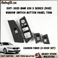 🇲🇾 17~23 BMW 5 Series G30 Window Switch Panel Trim Cover Replacement RHD BMW G30 520i 530i 540i 520d