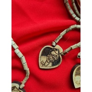 Swarnamane Thulasi Kanthi Malai Necklace with Hanuman Pendant