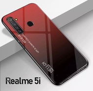 [ส่งจากไทย] Case Realme 5i / Realme 5/5s เคสเรียวมี5i เคสกระจกสองสี เคสกันกระแทก เคส realme 5i ขอบนิ่ม เคสกระจกไล่สี