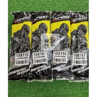 SPOKES AND NIPPLES SPOKE CHROME EX5 LC135 KRISS WAVE125 RXZ Y125Z - SPOKE LIDI 155 157 161 168 172 1