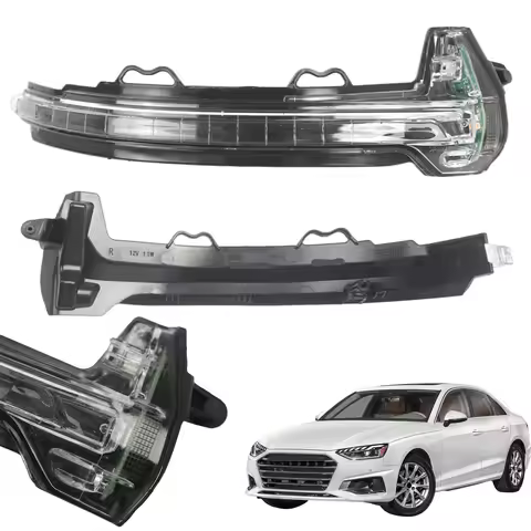 LED Rearview Mirror Light 8W0949101 8W0949102 LED Side Rearview Mirror Turn Light Compatible for AUD