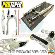 Y16 / Y15 / RS150 / RSX PROTAPER FULLY CNC HEAVYDUTY SWING ARM (NO WELDING) +2INCH 66CM / +3INCH 69C